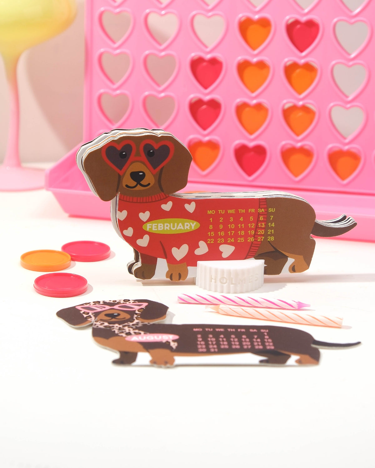 2027 Dachshund Desk Calendar