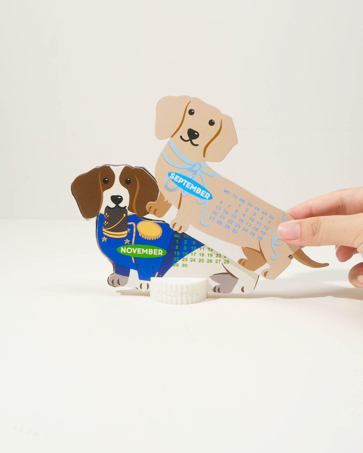 2027 Dachshund Desk Calendar