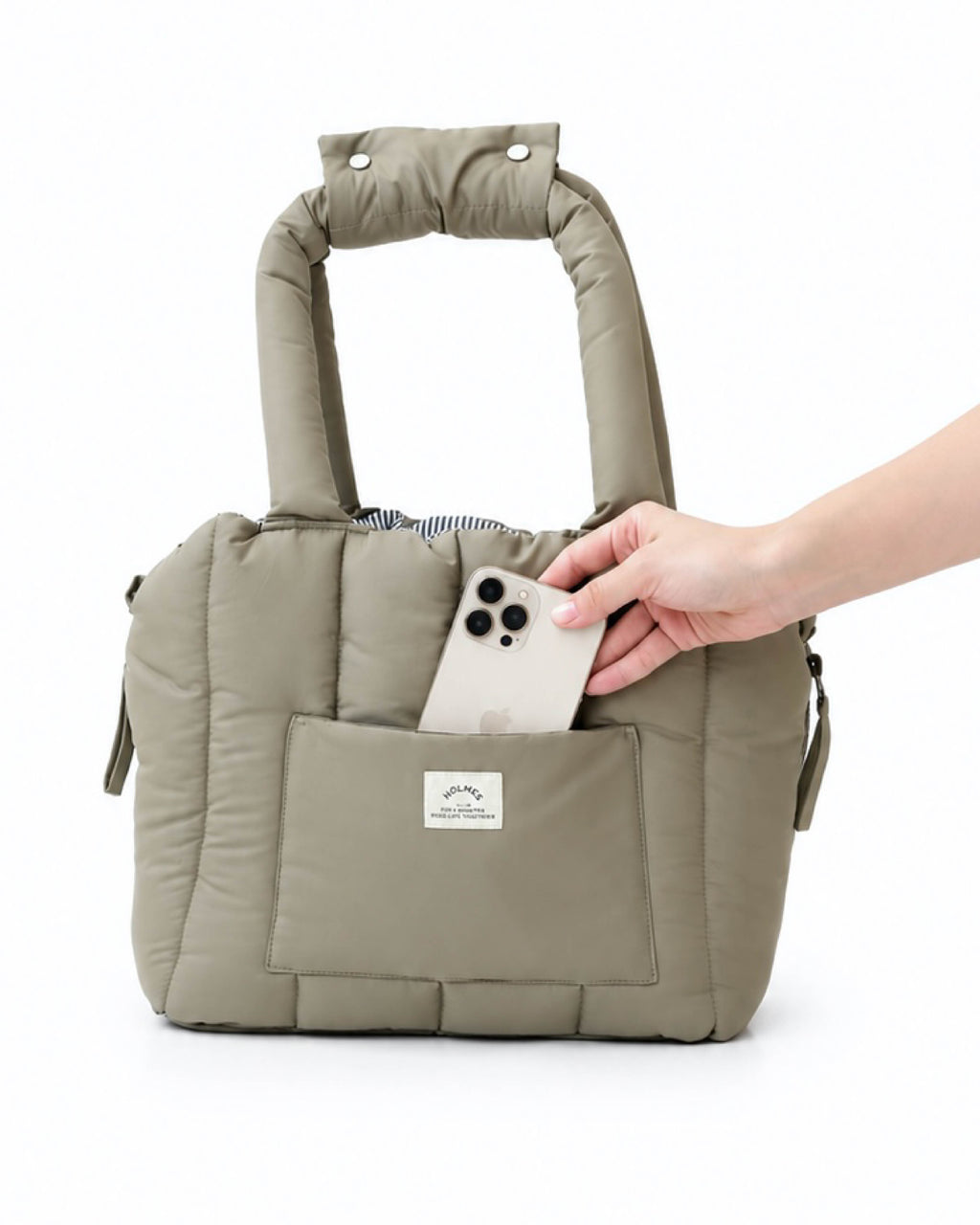 Little Holmes Voyager - Pet Carrier Bag in Olive Green