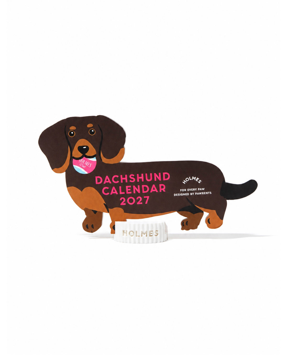 2027 Dachshund Desk Calendar
